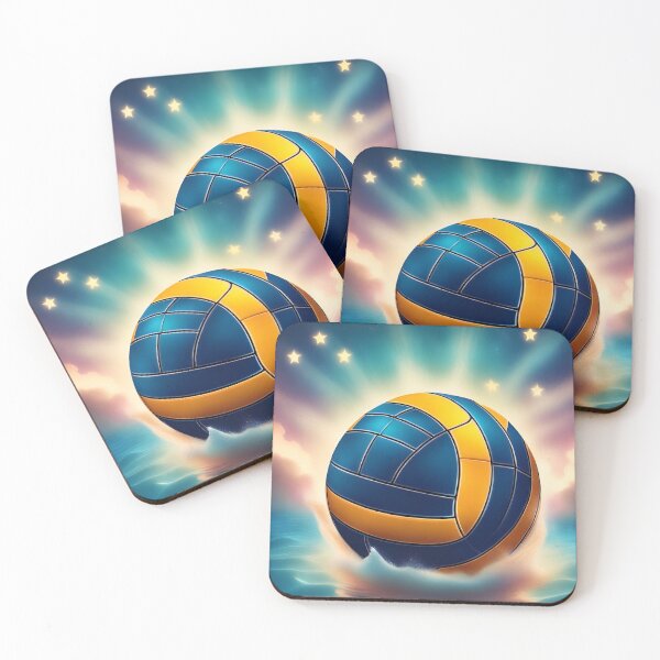 Item preview, Water polo ball and stars designed and sold by waterpoloworld.