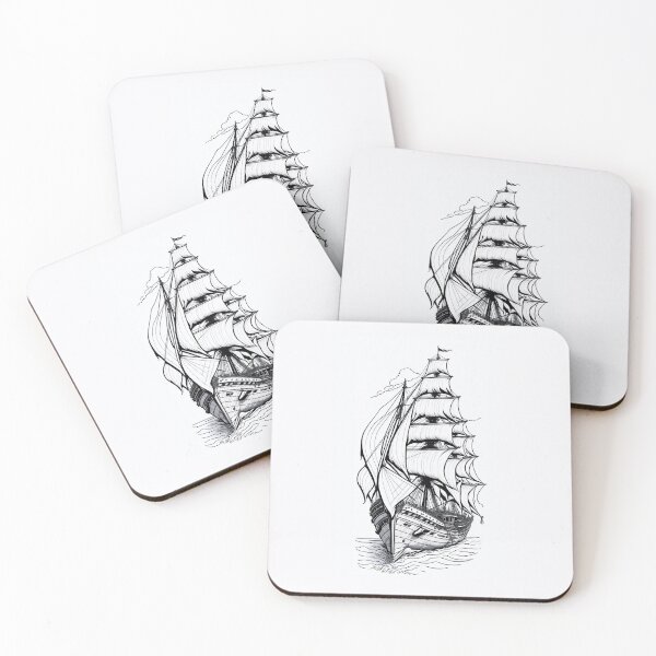 Item preview, Big sailing ship in the sea designed and sold by Checkmate55.