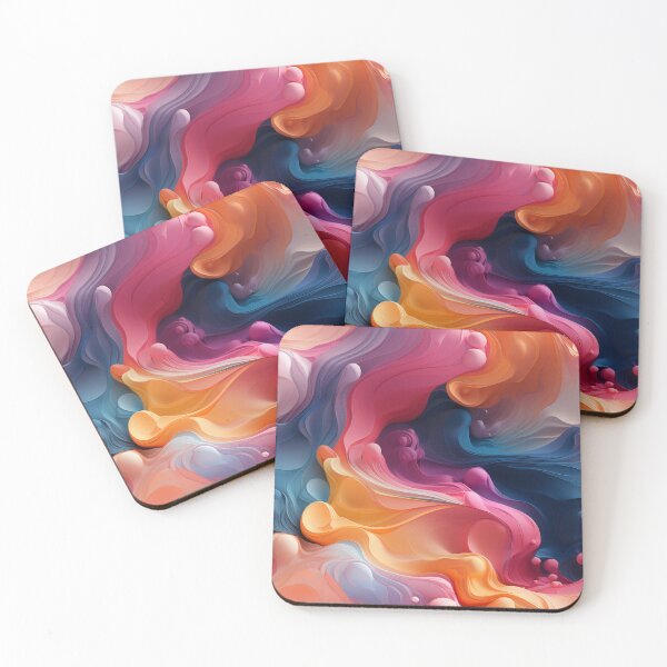 Item preview, Fluid color seamless pattern designed and sold by MiraCleAI.
