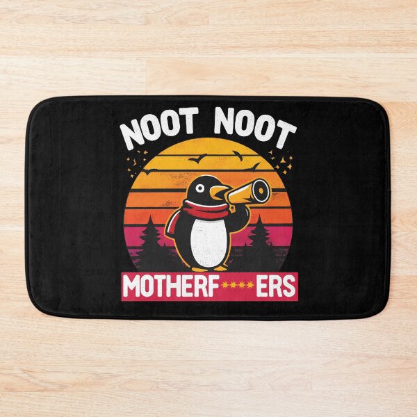 Item preview, Penguin shouts into the megaphone "Noot Noot, Mother F****ers" designed and sold by nicestr.