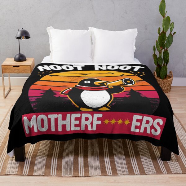 Item preview, Penguin shouts into the megaphone "Noot Noot, Mother F****ers" designed and sold by nicestr.