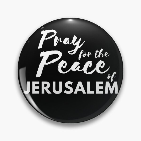 Item preview, Pray for the Peace of Jerusalem | Psalm 122:6 | Black and White designed and sold by WordsToArt.