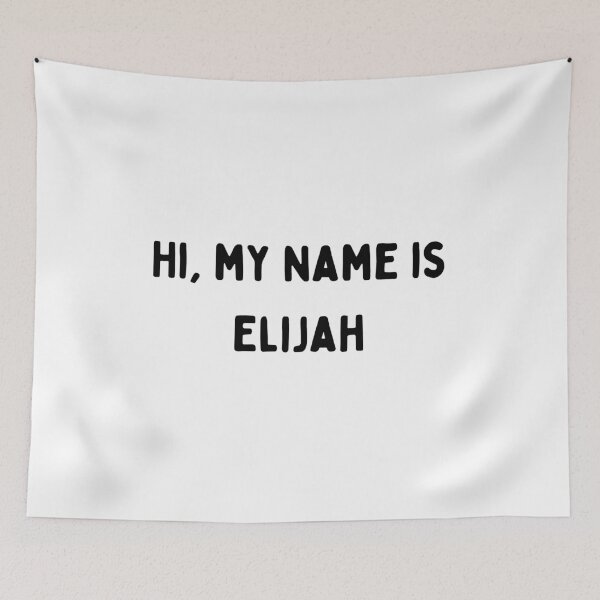 Item preview, Elijah designed and sold by Custom-Print.