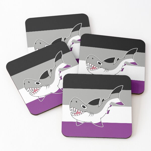 Item preview, silly goofy asexual shark designed and sold by zitronen-hai.