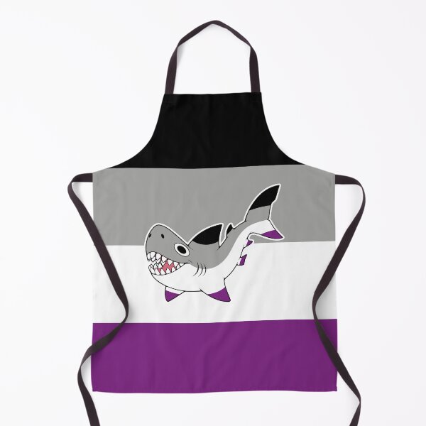 Item preview, silly goofy asexual shark designed and sold by zitronen-hai.
