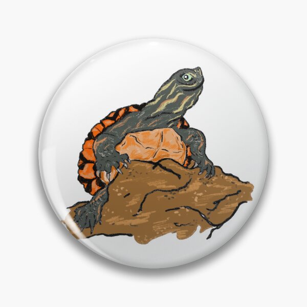 Item preview, Painted turtle designed and sold by August Doodles.