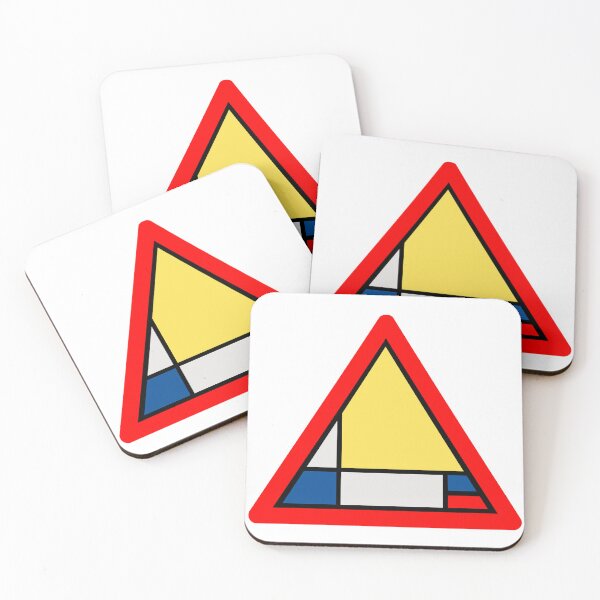 Item preview, Mondrian Road Sign designed and sold by 300Spikes.