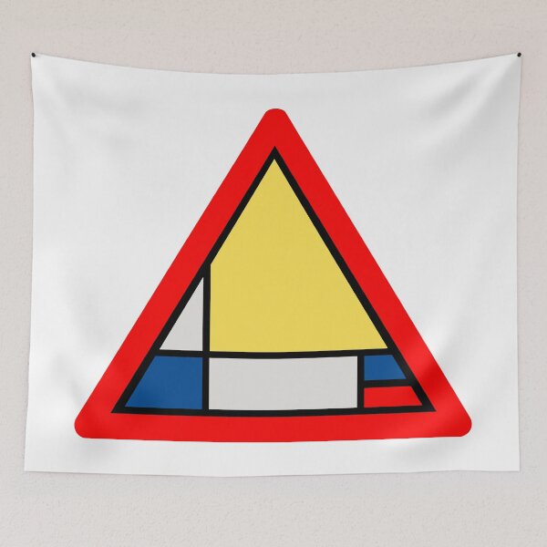 Item preview, Mondrian Road Sign designed and sold by 300Spikes.