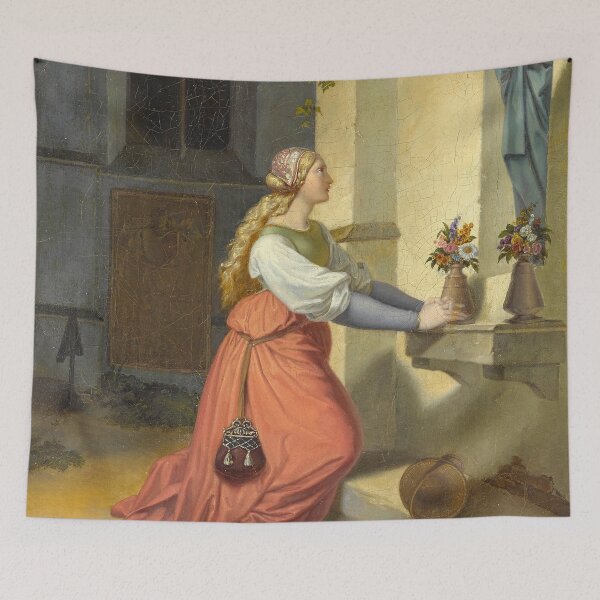 Item preview, Gretchen's Prayer, by Moritz von Schwind. High definition. designed and sold by MINDTHECHERRY.