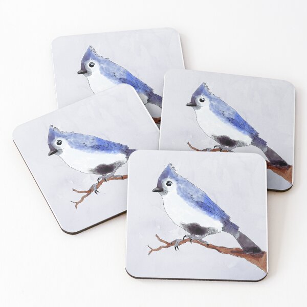 Item preview, Watercolor Bird on Branch designed and sold by digitalfae.