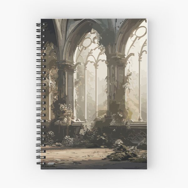 Item preview, Ruins with large romantic windows designed and sold by SimonsDesignArt.