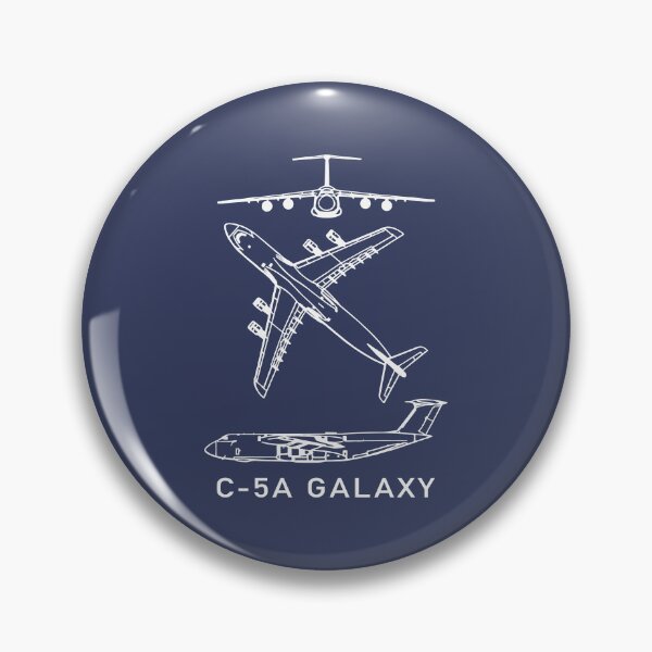 Item preview, C-5 A Galaxy Military Transport Plane Blueprints designed and sold by MilitaryMart.