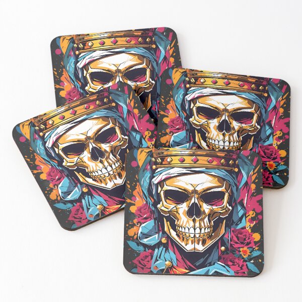Item preview, Crowned Skull Graffiti designed and sold by ArtsyWishesShop.