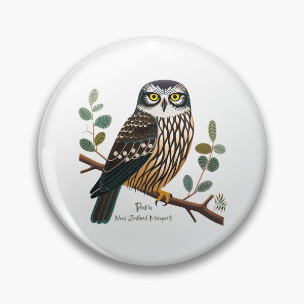 Item preview, Enchanted Aotearoa: The New Zealand Morepork Ruru Collection designed and sold by ThePurpleMelon.