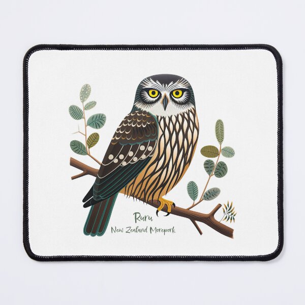 Item preview, Enchanted Aotearoa: The New Zealand Morepork Ruru Collection designed and sold by ThePurpleMelon.