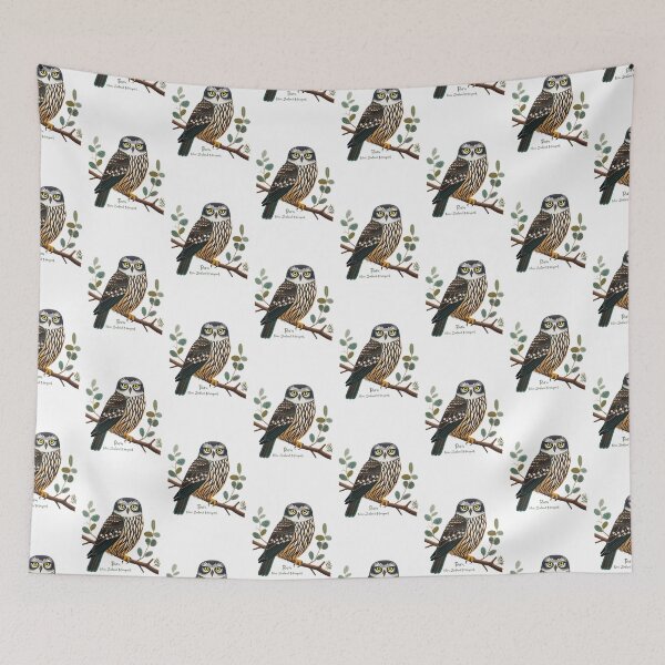 Item preview, Enchanted Aotearoa: The New Zealand Morepork Ruru Collection designed and sold by ThePurpleMelon.