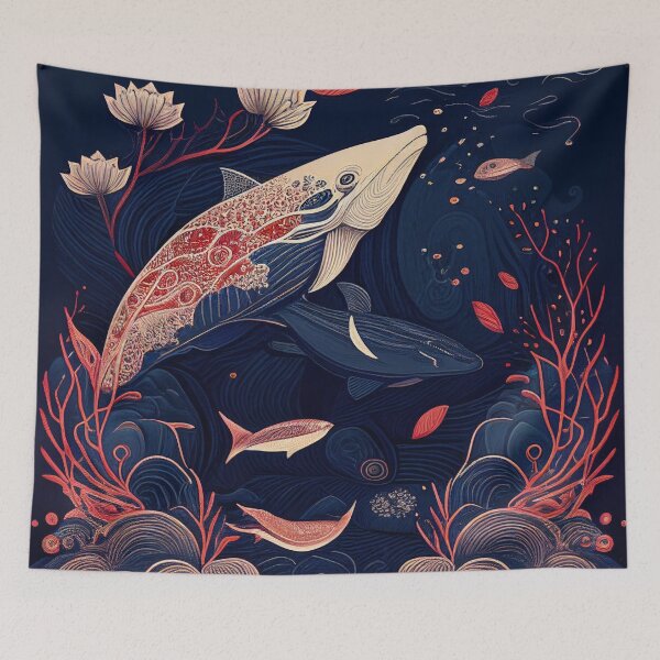 Item preview, Japan Style Colourful Fish designed and sold by BahasaDesign.