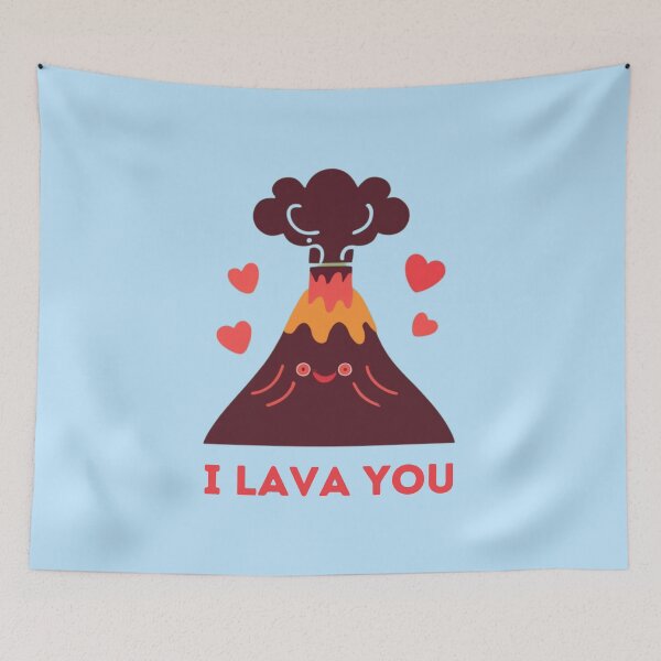 Item preview, I Lava You i lava you volcano designed and sold by CheninaStore.