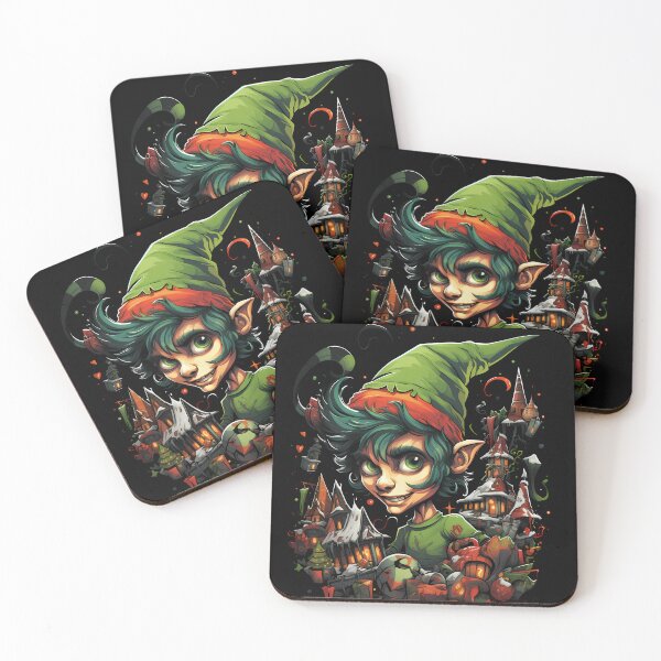 Item preview, Holiday Chaos Elf - Festive Mischief Graphic designed and sold by Justin Haas.