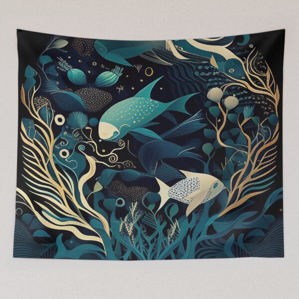 Item preview, Japan Style Colourful Fish designed and sold by BahasaDesign.