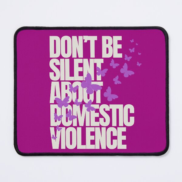 Item preview, domestic violence-Don't Be Silent About Domestic Violence - Empowerment T-Shirt designed and sold by CareChoice.