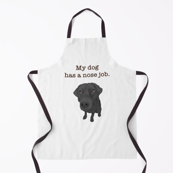 Item preview, My dog has a nose job (black lab) designed and sold by montueswtf.