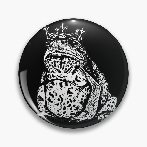 Item preview, Toad Royalty in black and white designed and sold by eecookart.