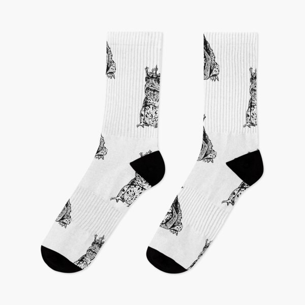 Item preview, Toad Royalty in black and white designed and sold by eecookart.