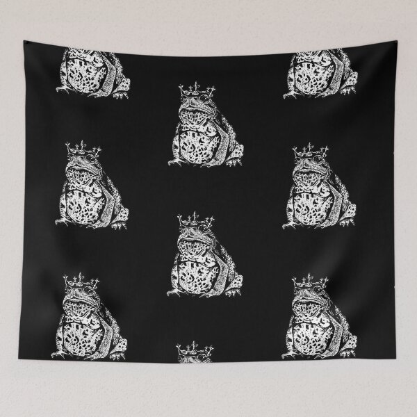 Item preview, Toad Royalty in black and white designed and sold by eecookart.