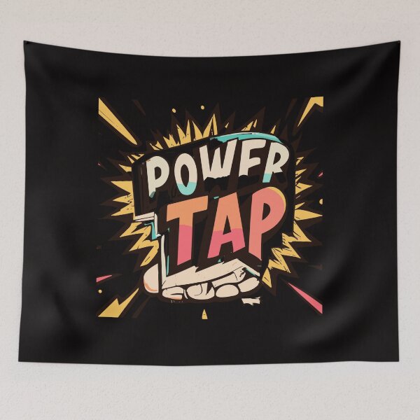Item preview, Power Tap - Retro Comic Pop Art Design designed and sold by TrendZ Style.
