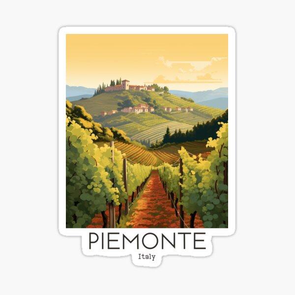 Item preview, A Vintage Travel Illustration of Piemonte - Italy  designed and sold by GoodOldVintage.