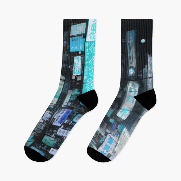 Item preview, Tokyo- Blue Neon Japan City designed and sold by Micha-L.