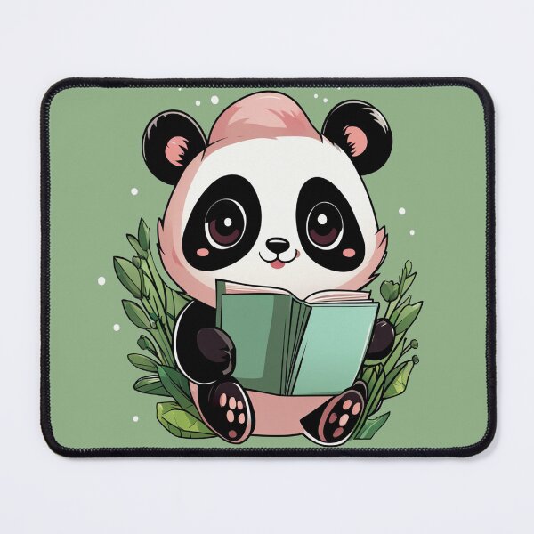 Item preview, Baby Panda Bookworm designed and sold by UpliftSoul.