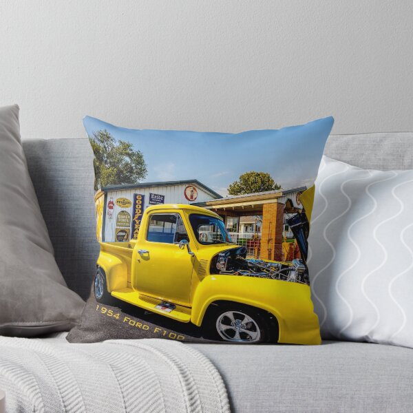 Item preview, Yellow 1954 Ford F100 Truck Text designed and sold by mljdwhite.