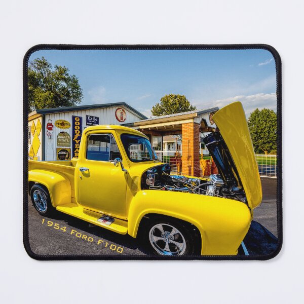 Item preview, Yellow 1954 Ford F100 Truck Text designed and sold by mljdwhite.