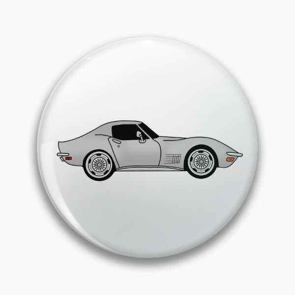 Item preview, Silver or Gray C3 Corvette designed and sold by Ally Gracie.