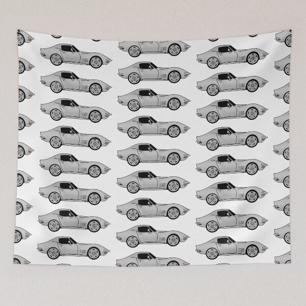 Item preview, Corvette C3 plateado o gris designed and sold by Ally Gracie.