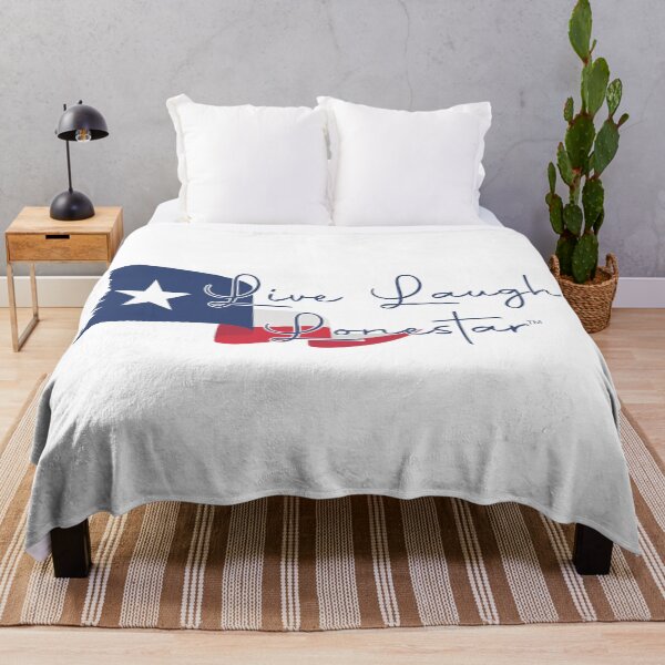 Item preview, Live Laugh Lonestar (TM) Texas Flag Banner Blue designed and sold by Live Laugh Lonestar.
