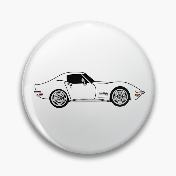 Item preview, White C3 Corvette designed and sold by Ally Gracie.