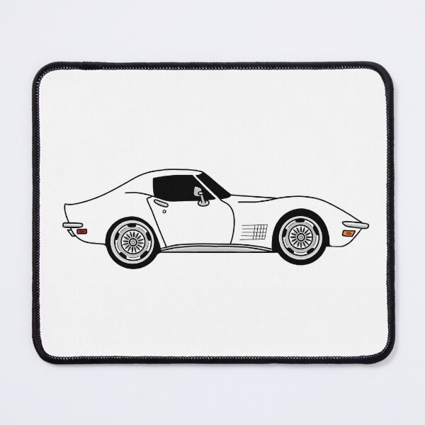 Item preview, White C3 Corvette designed and sold by Ally Gracie.