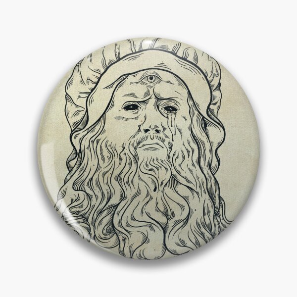 Item preview, Leonardo da Vinci engraved designed and sold by MechaVandalizer.