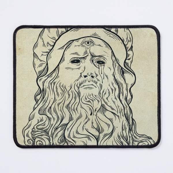Item preview, Leonardo da Vinci engraved designed and sold by MechaVandalizer.