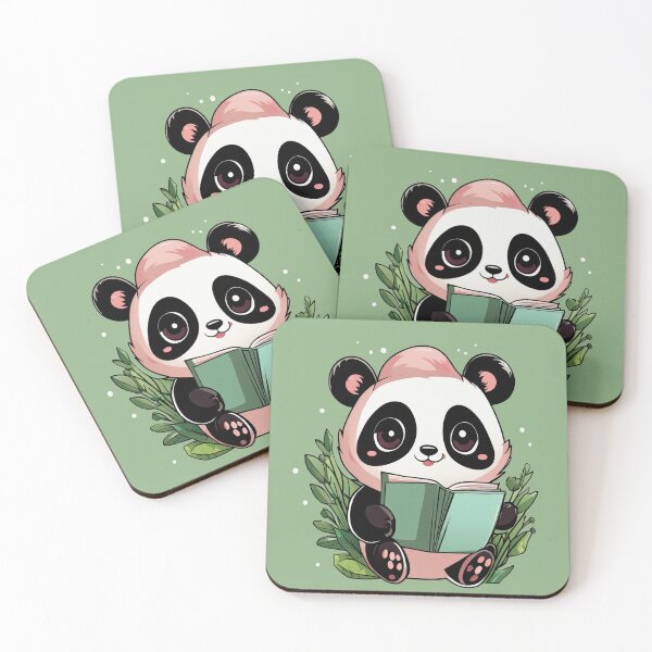 Item preview, Baby Panda Bookworm designed and sold by UpliftSoul.