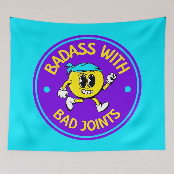 Item preview, Badass With Bad Joints - Rheumatoid Arthritis - Funny RA designed and sold by Picket Club.
