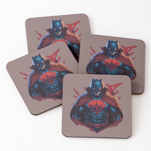 Item preview, Mysterious Superhero - Striking Design with Dark Dull Colors and Red Eyes designed and sold by HiveMechs.