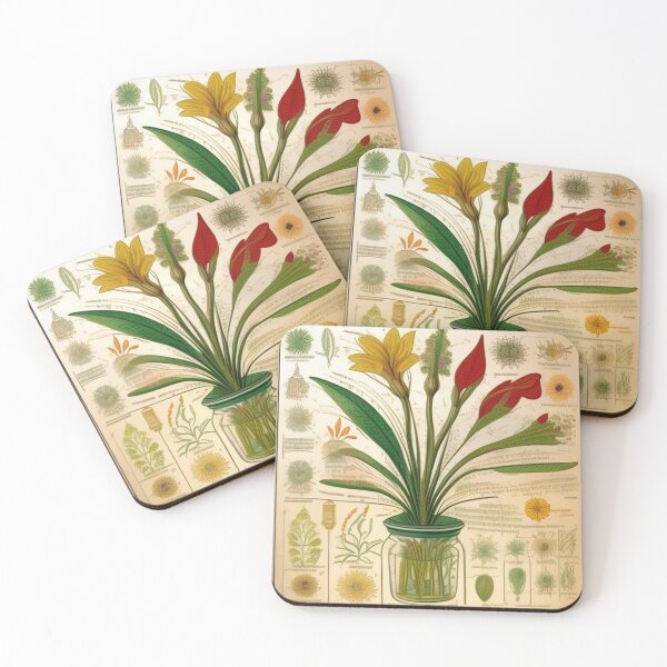 Item preview, Medicinal plants art designed and sold by Roxburylane.