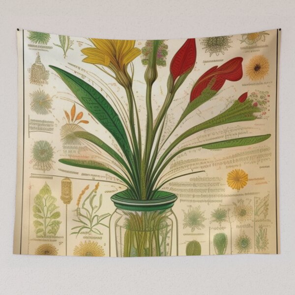 Item preview, Medicinal plants art designed and sold by Roxburylane.