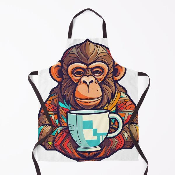 Item preview, Cups & Monkeys designed and sold by PyramidSchmear.