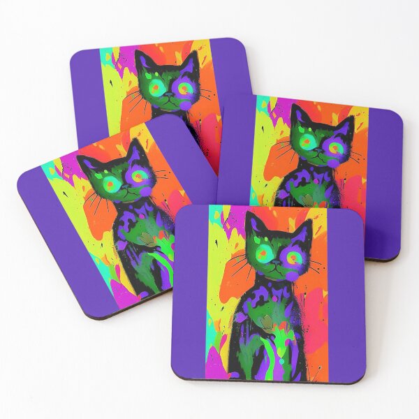 Item preview, Colorful Cartoonish Cat designed and sold by CarolM.