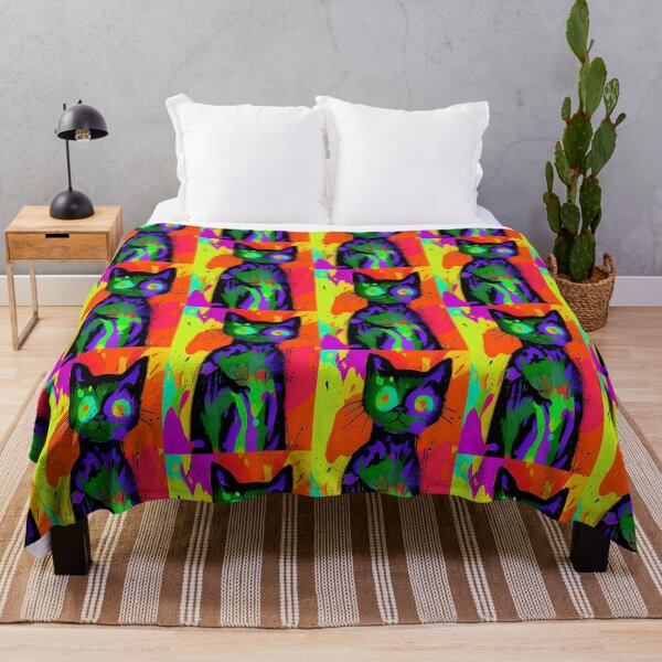 Item preview, Colorful Cartoonish Cat designed and sold by CarolM.